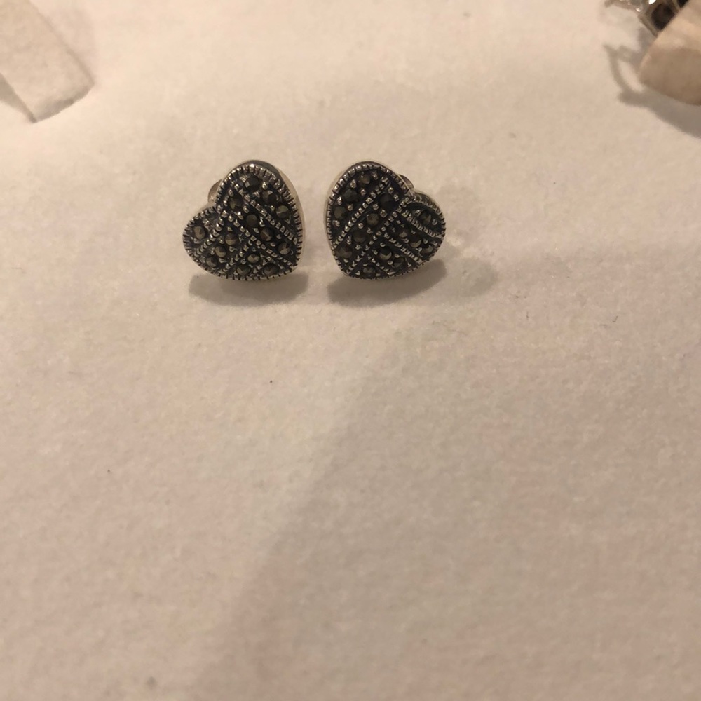 Set of marcasite earrings